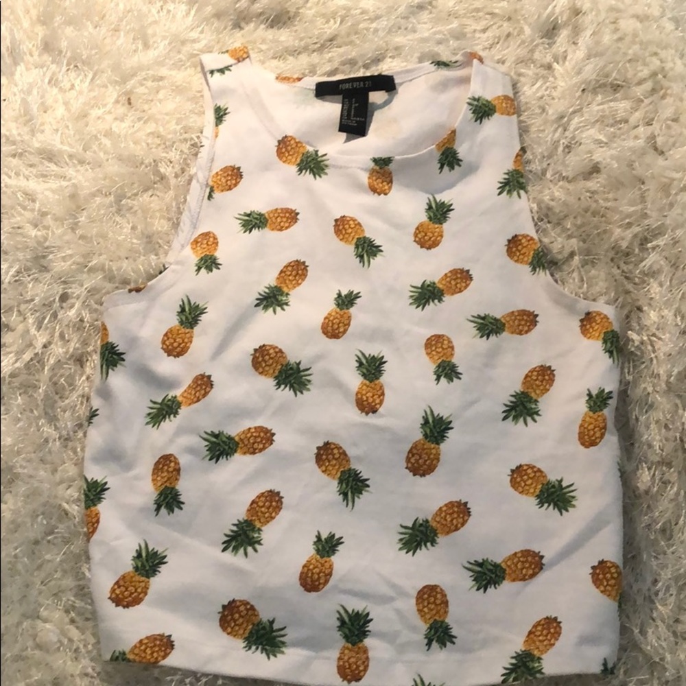 Tight fit cropped tank